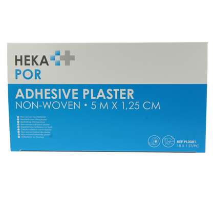 Hekapor Non-woven hechtpleister ring 5 x 1.25 18 Stuks