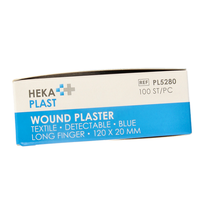 Hekaplast Vingerpleister detectable 120 x 20 haccp elastisch 100.00 Stuks