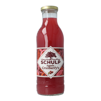 Schulp Appel & cranberrysap 750.00 Milliliter