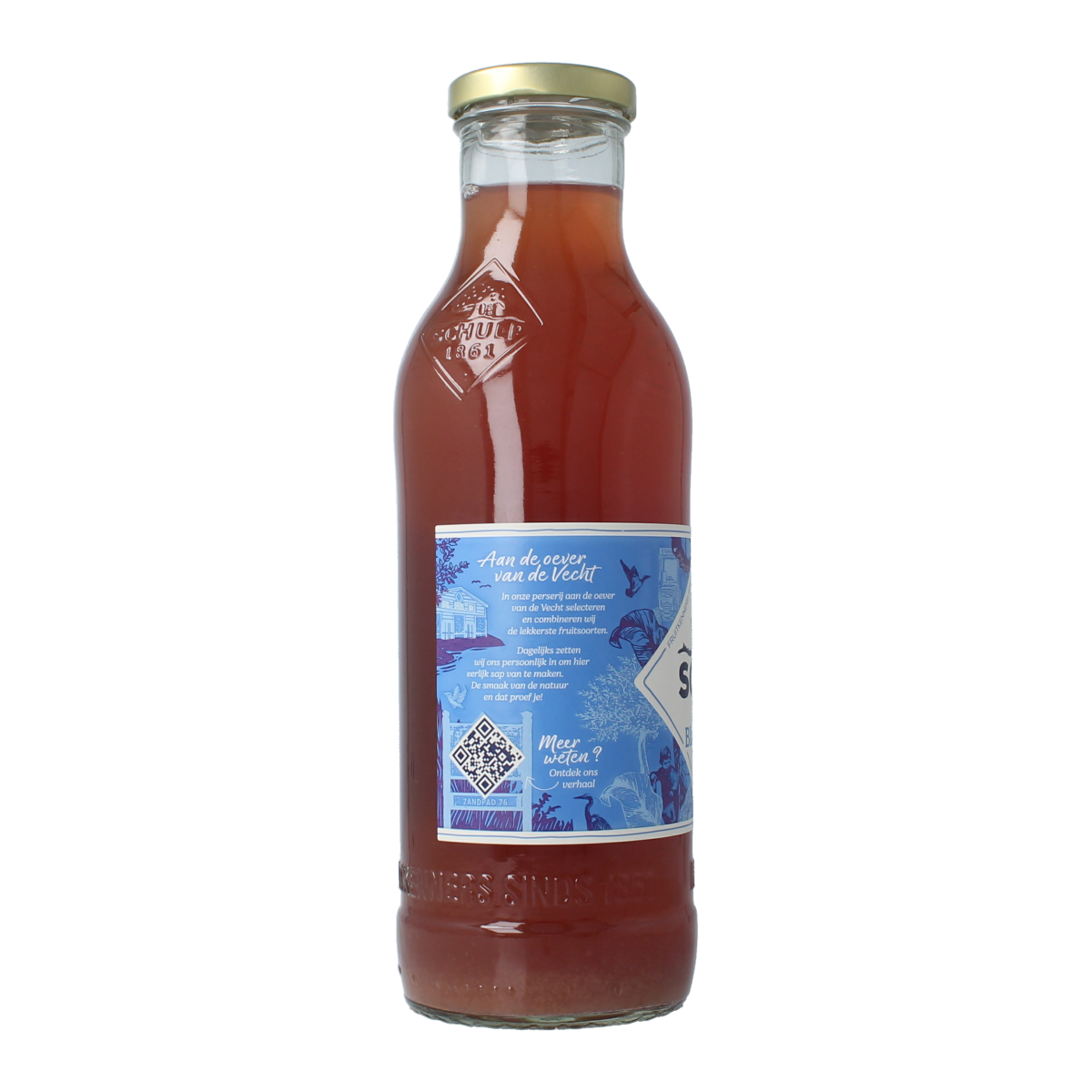 Schulp Appel & blauwe bessensap 750.00 Milliliter