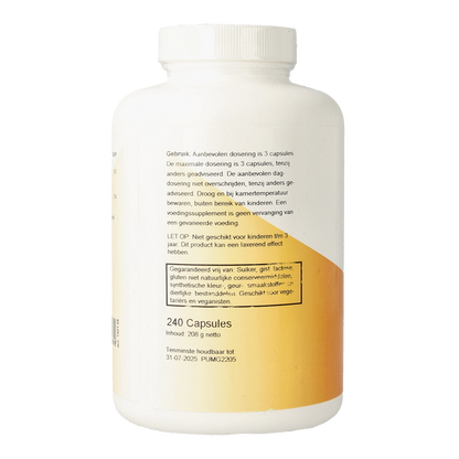 Ortholon Magnesium citraat 240.00 Vegetarische capsules