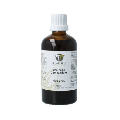 Groene Os Drainage compositum paard/pony 100.00 Milliliter