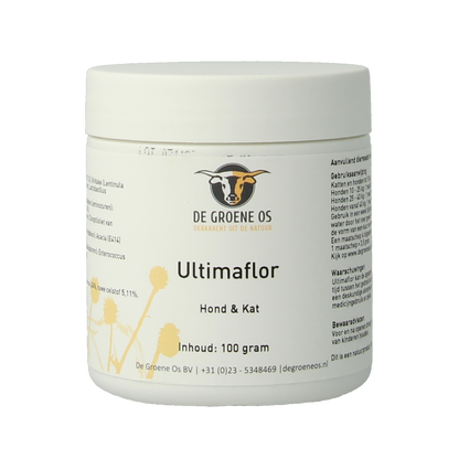 Groene Os Ultimaflor hond/kat 100.00 Gram