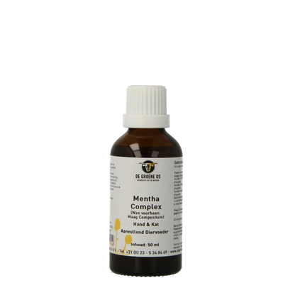 Groene Os Menta complex hond/kat 50.00 Milliliter