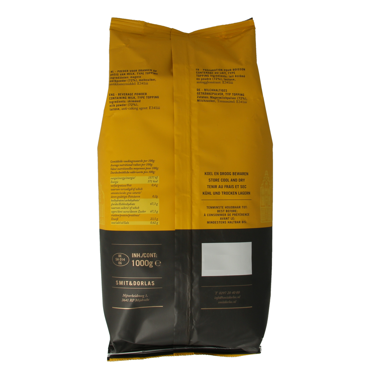 Smit & Dorlas Cappucino topping 1.00 Kilogram