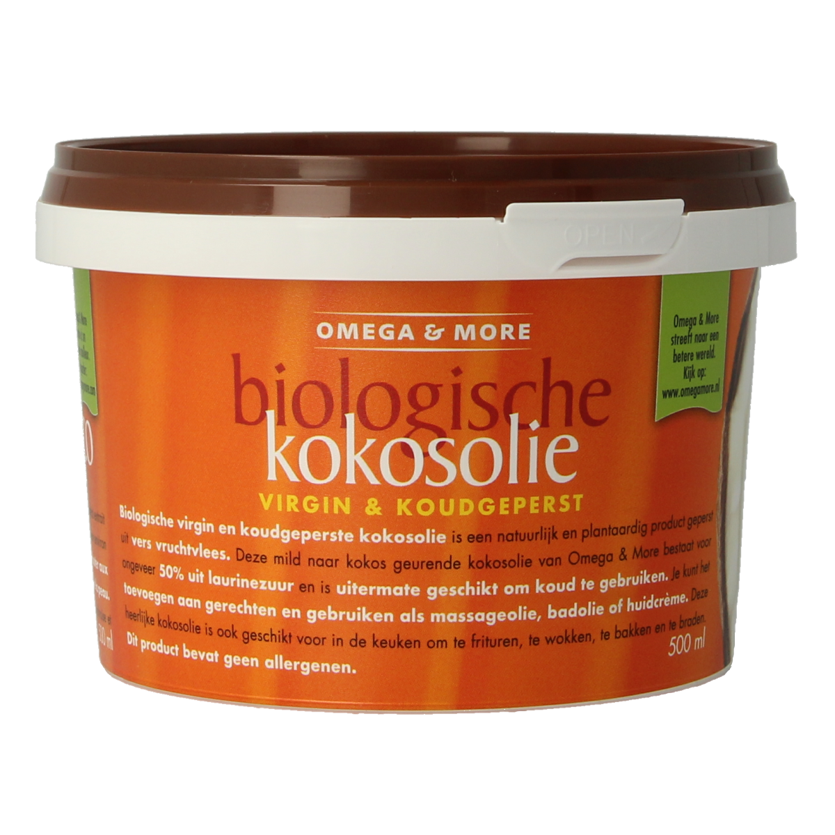 Omega & More Kokosolie extra virgin bio 500.00 Milliliter