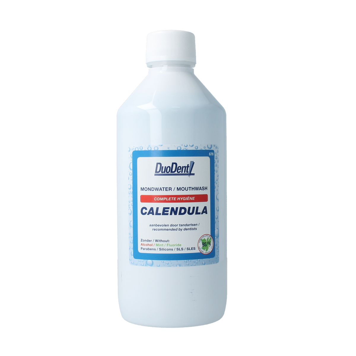 Duodent Mondwater calendula 500.00 Milliliter