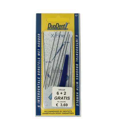 Duodent Interdentale borstels x-fine 8.00 Stuks