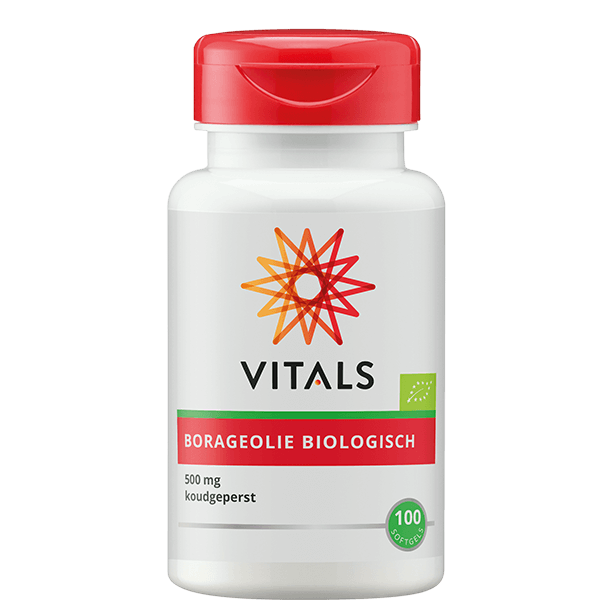 Vitals Borageolie 500mg bio 100.00 Softgels