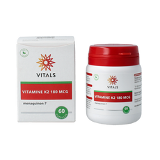 Vitals Vitamine K2 180mcg 60.00 Vegetarische capsules
