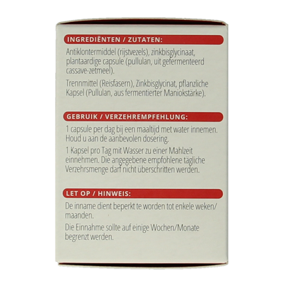 Vitals Zink 15mg 100 Capsules