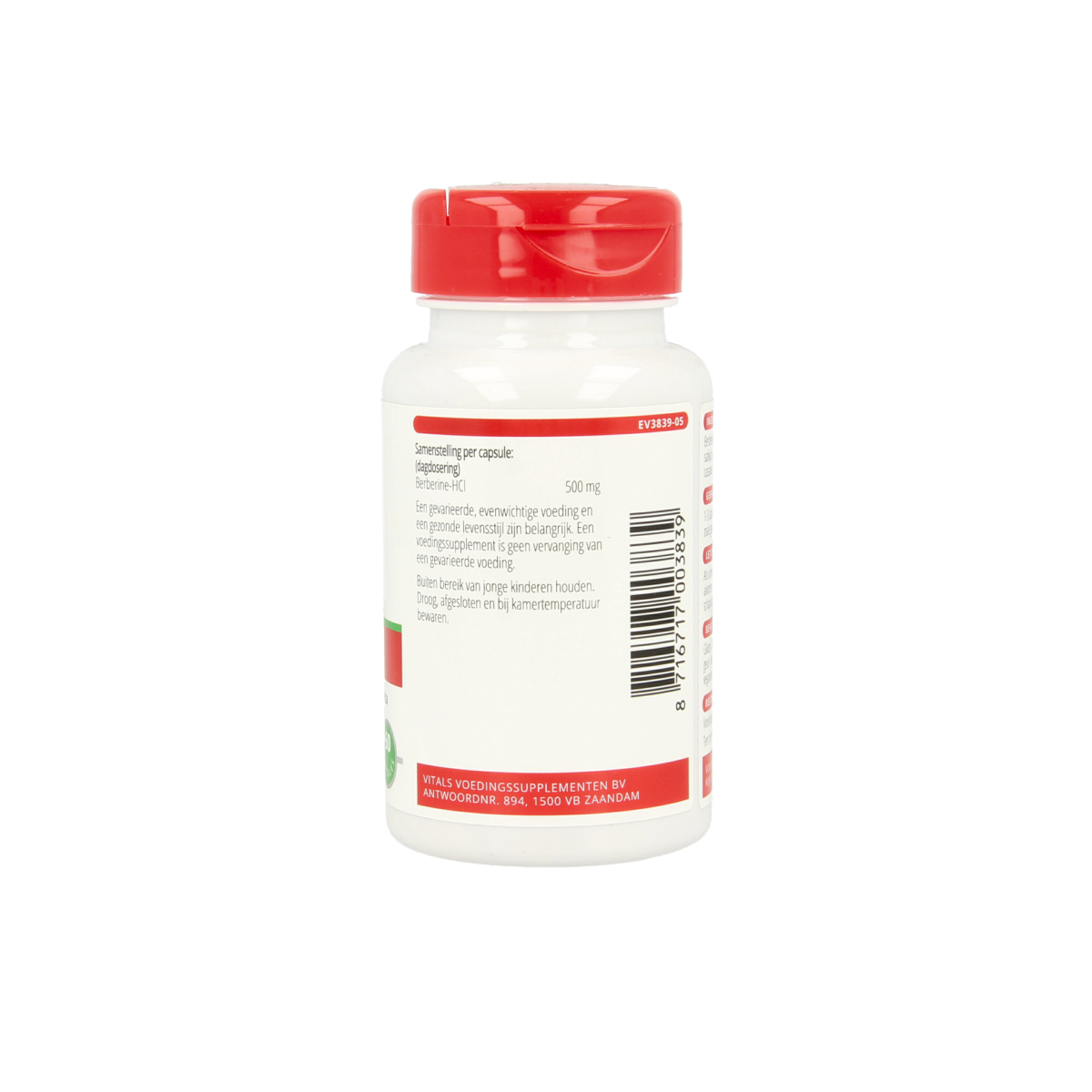 Vitals Berberine 500mg 60.00 Capsules