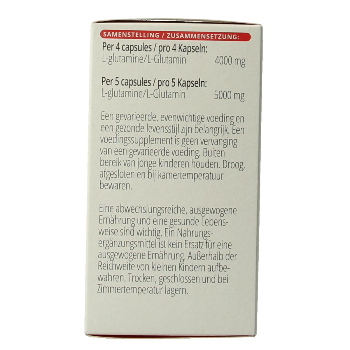 Vitals L-Glutamine 1000mg 60.00 Capsules