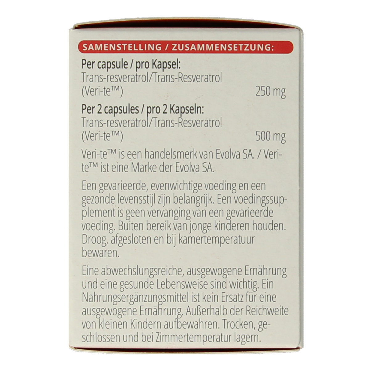 Vitals Resveratrol-VT 60.00 Capsules