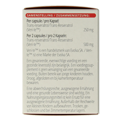 Vitals Resveratrol-VT 60.00 Capsules