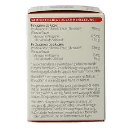 Vitals Rhodiola LF 60.00 Capsules