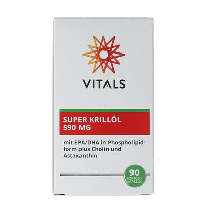 Vitals Super krillolie 590mg 90.00 Softgels