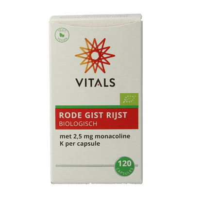 Vitals Rode gist rijst bio 120.00 Capsules
