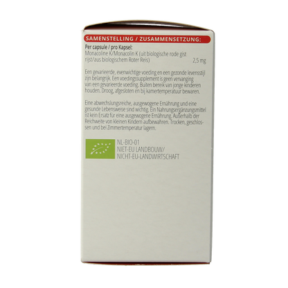 Vitals Rode gist rijst bio 120.00 Capsules