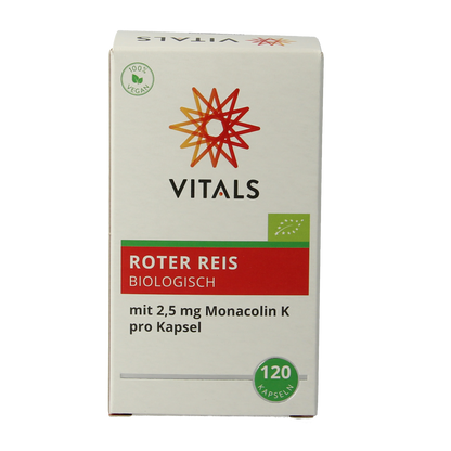 Vitals Rode gist rijst bio 120.00 Capsules