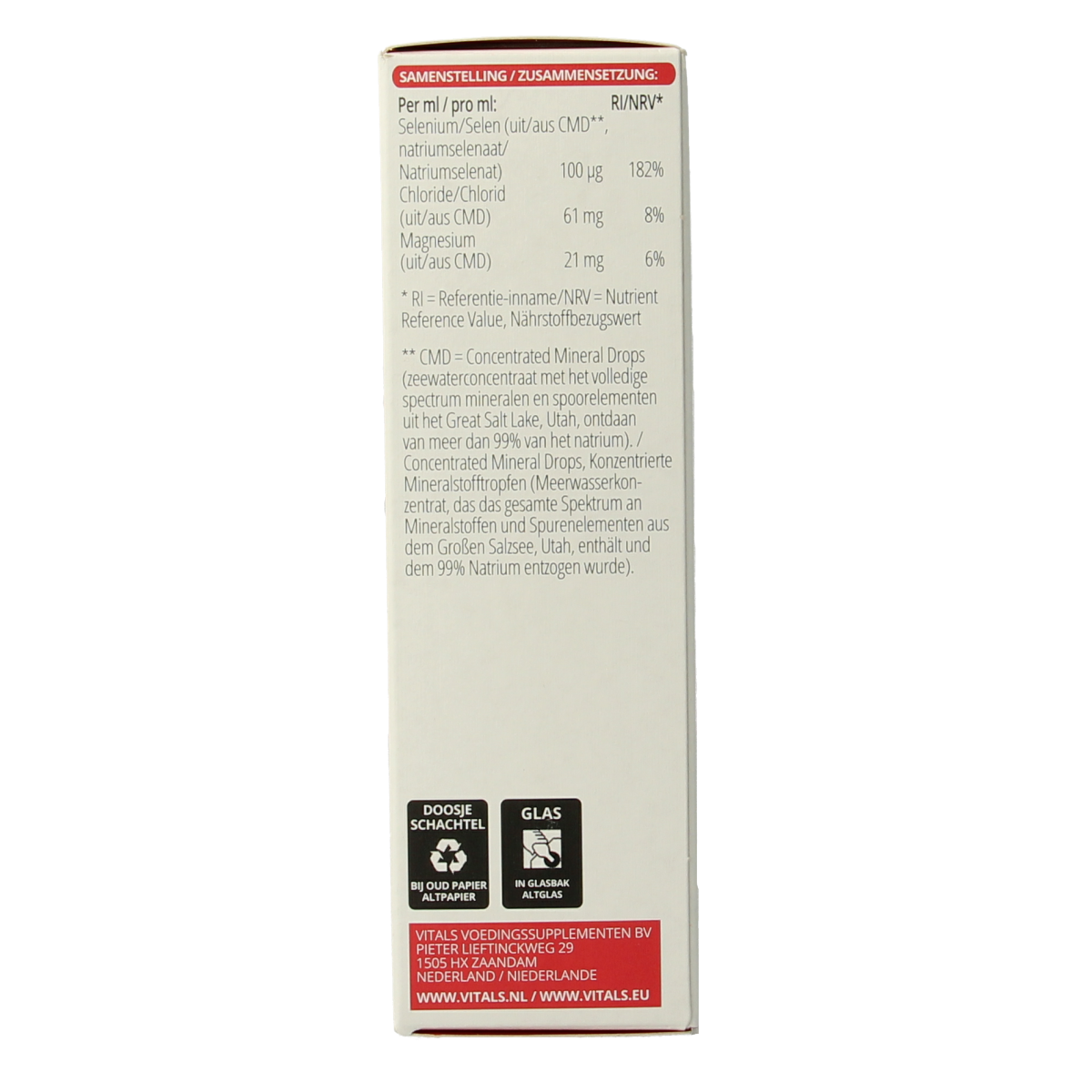 Vitals Elementair selenium 60.00 Milliliter
