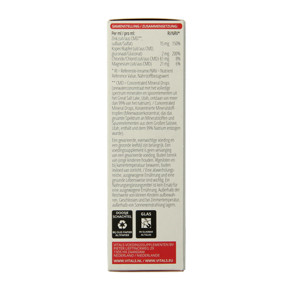 Vitals Elementair zink & koper 60.00 Milliliter