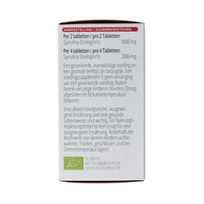 Vitals Spirulina 500mg bio 180.00 Tabletten