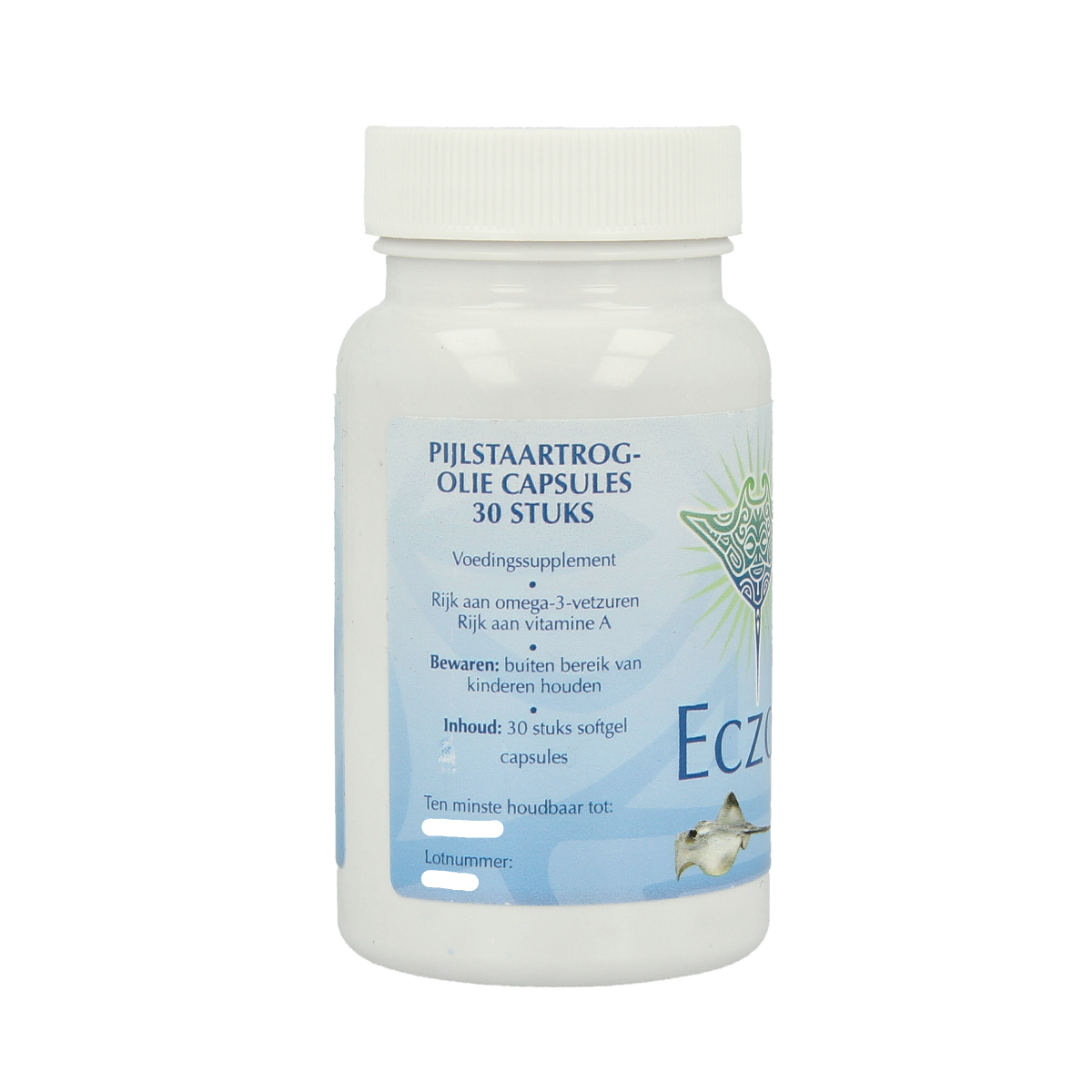 Eczoil Pijlstaartrog olie  30.00 Softgels