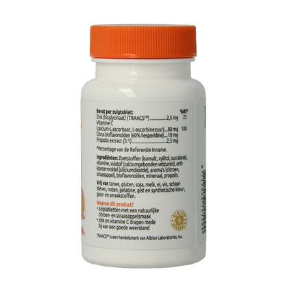VitOrtho Zink + C kind zuigtabletten 30.00 Zuigtabletten