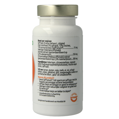 VitOrtho Saffraan slaap 60 Vegetarische capsules