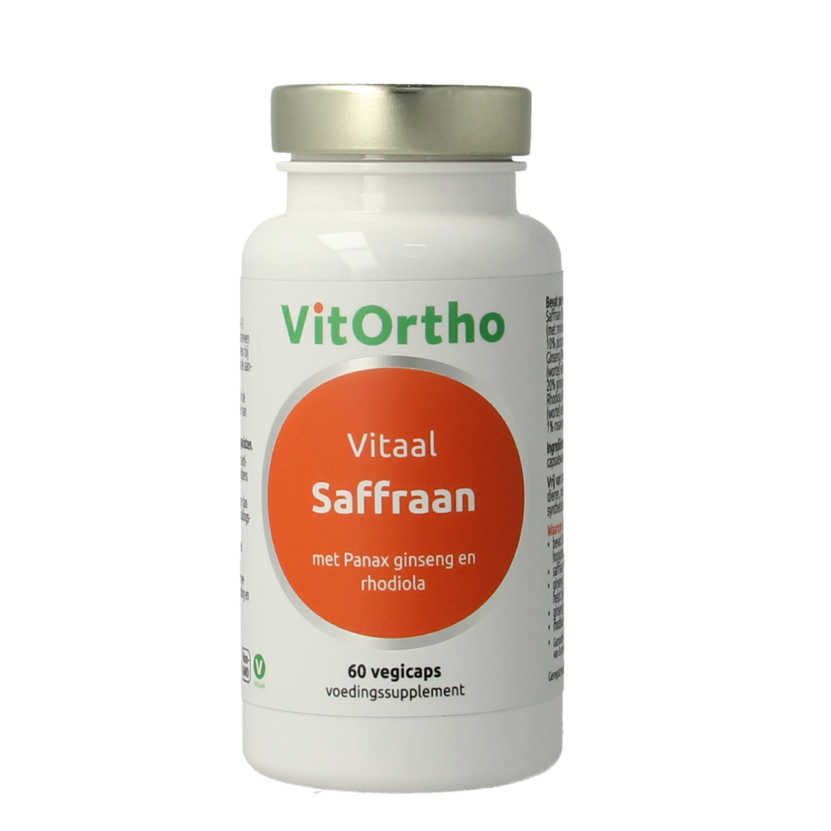 VitOrtho Saffraan vitaal 60.00 Vegetarische capsules