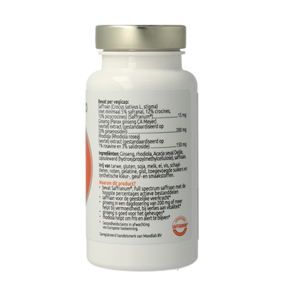 VitOrtho Saffraan vitaal 60.00 Vegetarische capsules
