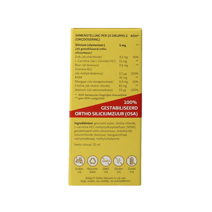 Silidyn Ortho silicium druppels 30.00 Milliliter