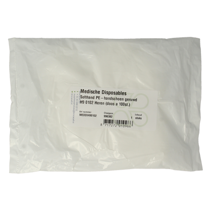 Softhand Onderzoekshandschoen soft polyester heren 100.00 Stuks