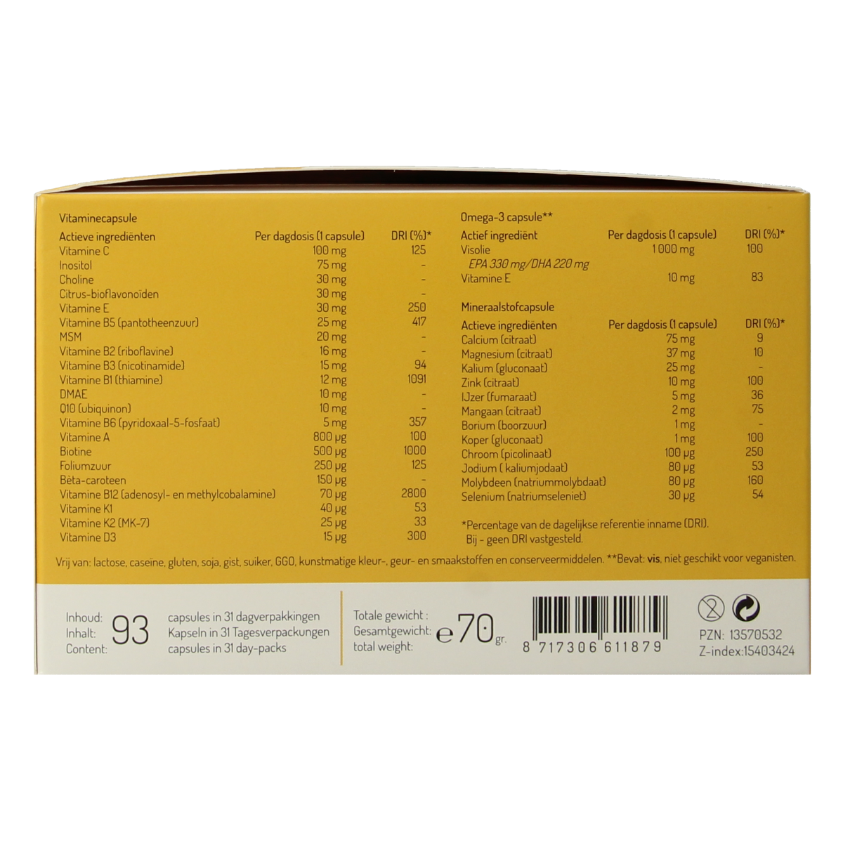 RPSH Sana Base Basics 93.00 Capsules