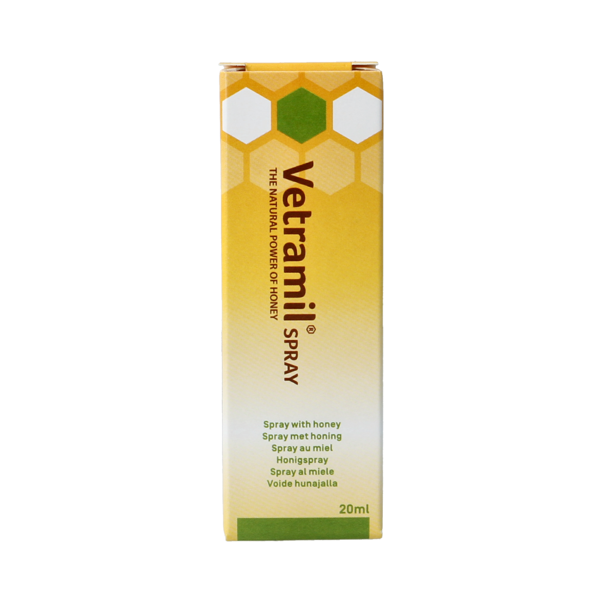 Vetramil Spray met honing 20.00 Milliliter