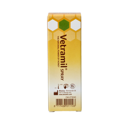 Vetramil Spray met honing 20.00 Milliliter