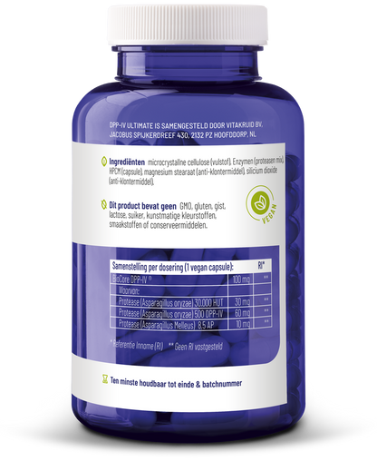 Vitakruid DPP-IV Ultimate BioCore Optimum Complete Enzymen 180.00 Vegetarische capsules