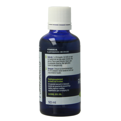 Vitakruid Ribes Nigrum Zwarte bes tinctuur 1:10 50 Milliliter