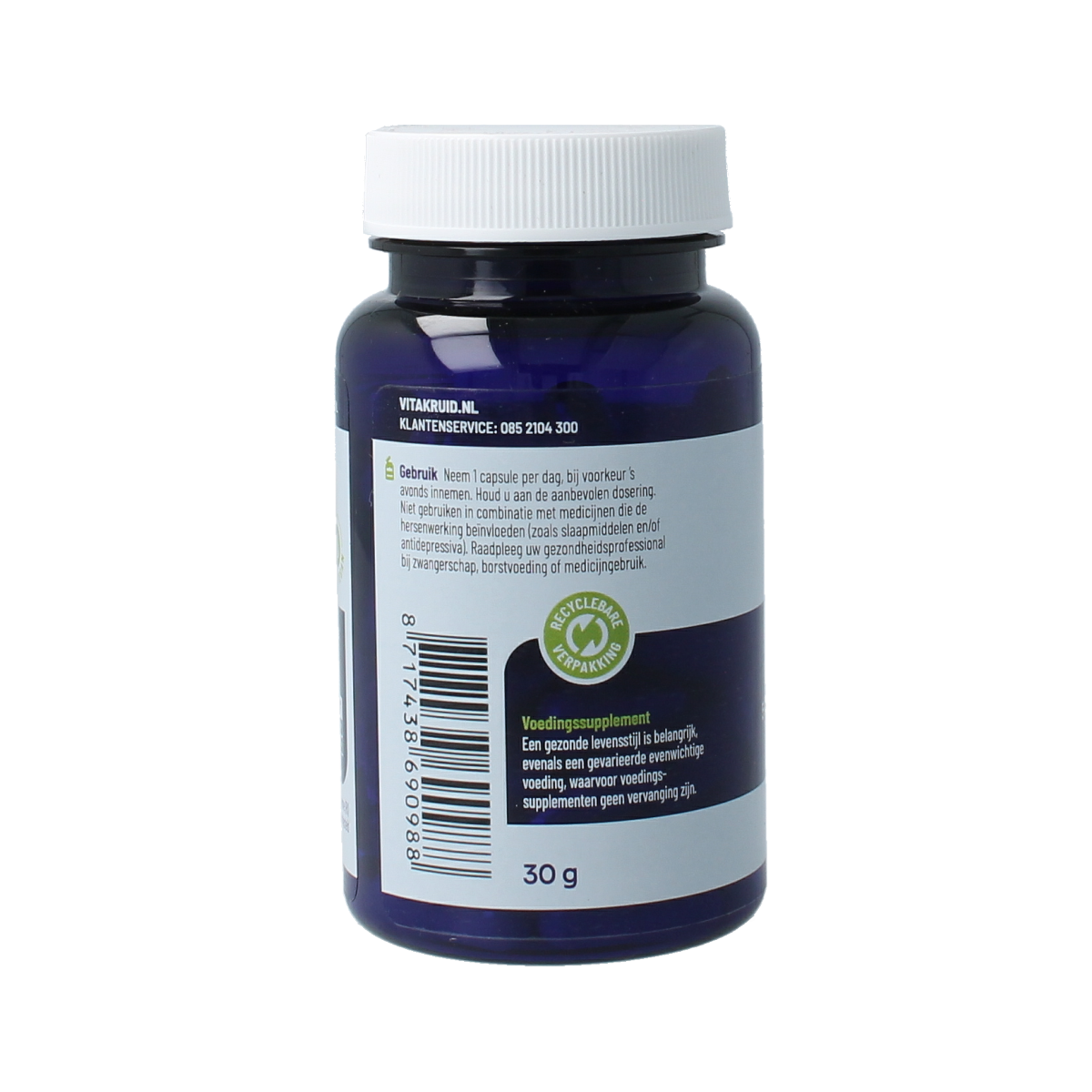 Vitakruid 5-HTP 100mg 60.00 Vegetarische capsules