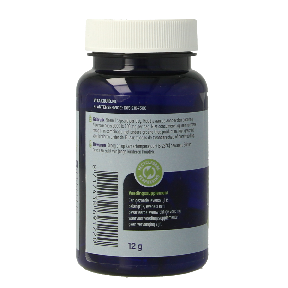 Vitakruid Saffraan 28mg (Affron) & L-Theanine 30.00 Vegetarische capsules