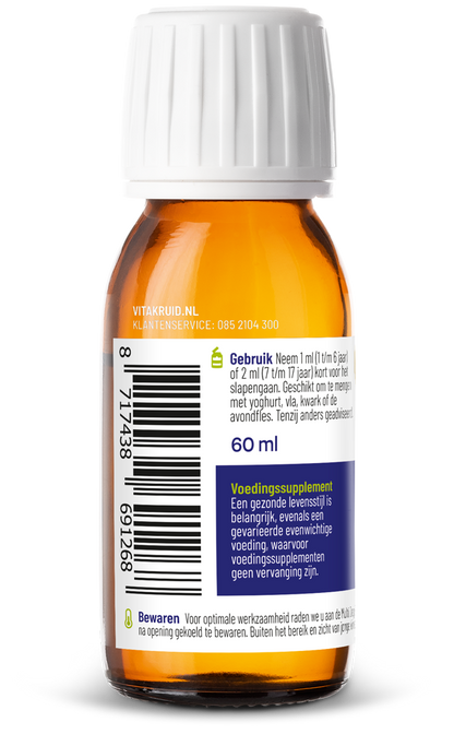 Vitakruid Multi Nacht Junior 100% Vegan 60.00 Milliliter