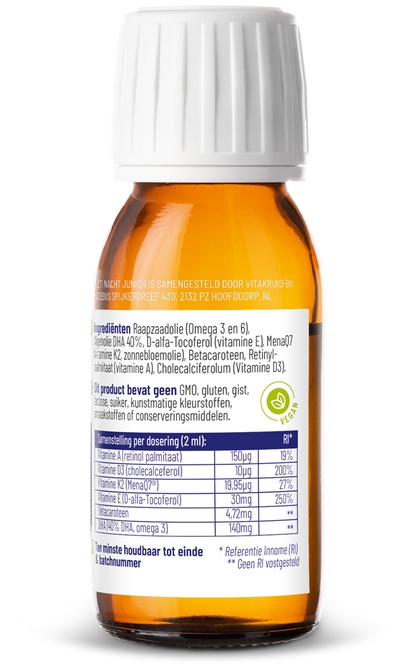Vitakruid Multi Nacht Junior 100% Vegan 60.00 Milliliter