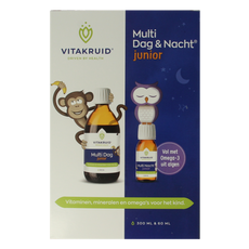 Vitakruid Multi Dag & Nacht Junior 100% Vegan 360.00 Milliliter