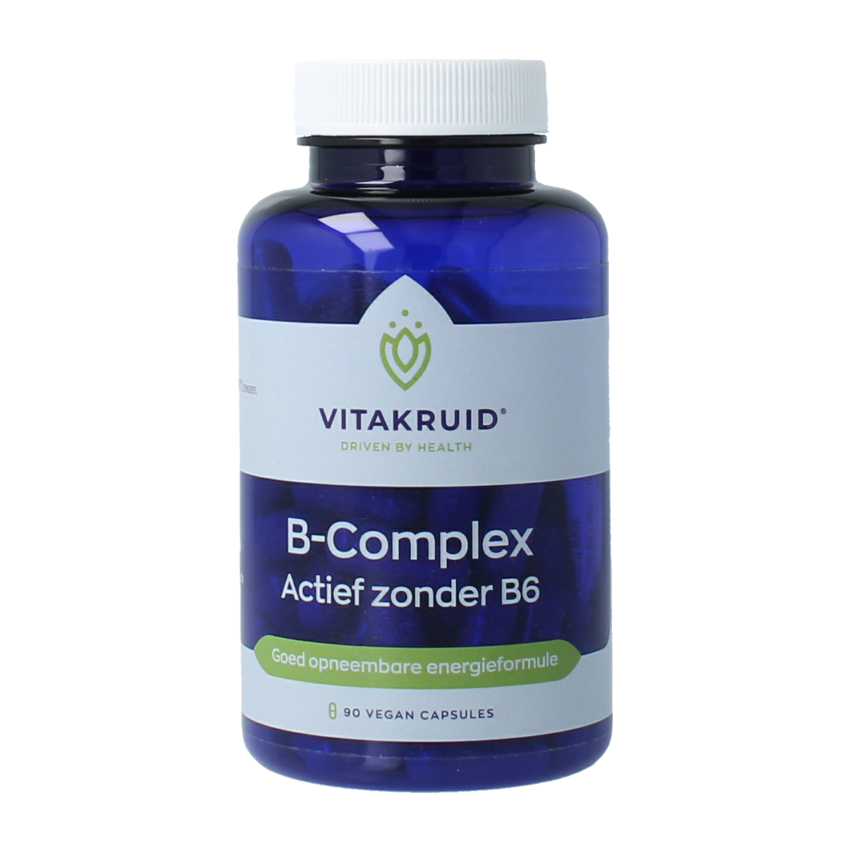 Vitakruid B-Complex actief zonder B6 90.00 Vegetarische capsules