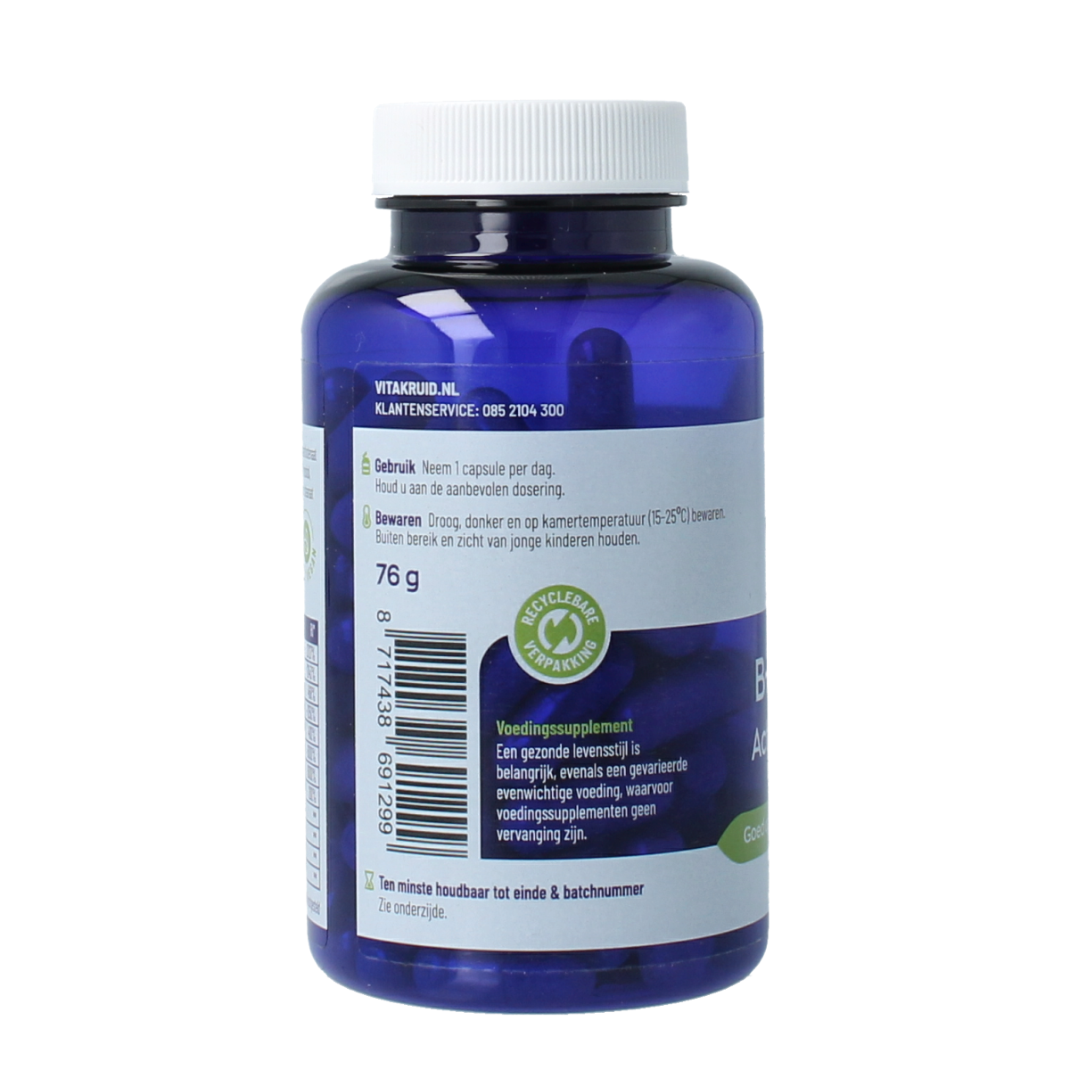 Vitakruid B-Complex actief zonder B6 90.00 Vegetarische capsules