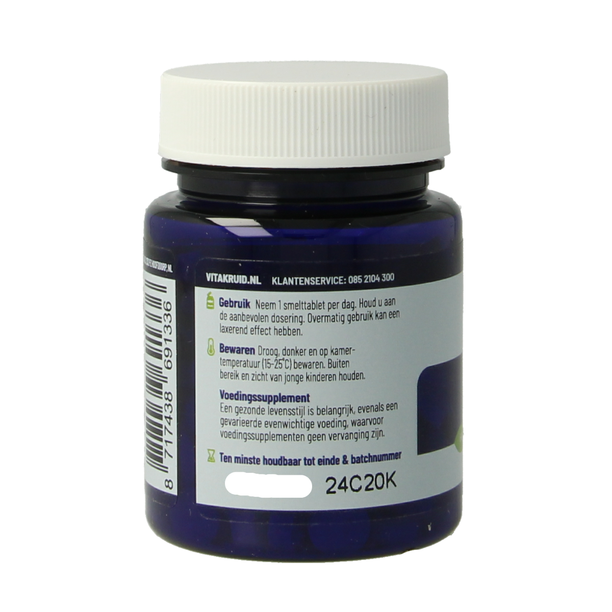 Vitakruid B12 1000 mcg Actief Methylcobalamine 90.00 Smelttabletten