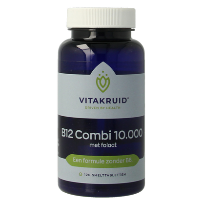 Vitakruid B12 Combi 10.000 met Actief Folaat 120.00 Smelttabletten