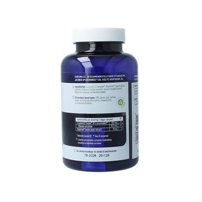 Vitakruid Curcuma C3-2X (95%  curcuminoiden) met Bioperine 120.00 Vegetarische capsules