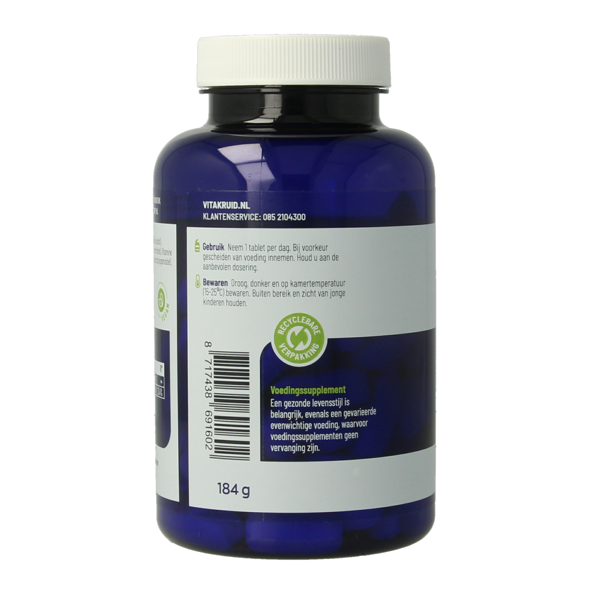 Vitakruid L-Lysine 1000mg met vitamine C 90.00 Tabletten